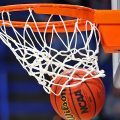 NCAA Womens Basketball: NCAA Tournament-Lexington Regional- Stanford vs Notre Dame Mar 26, 2017; Lexington, KY, USA; A view of an official Wilson NCAA basketball as it goes through the net in the finals of the Lexington Regional of the women's 2017 NCAA Tournament at Rupp Arena. Stanford won 76-75. Mandatory Credit: Aaron Doster-USA TODAY Sports